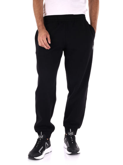 PANTALONI TRAIN VISIBILITY EA7 EMPORIO ARMANI DA UOMO NERO