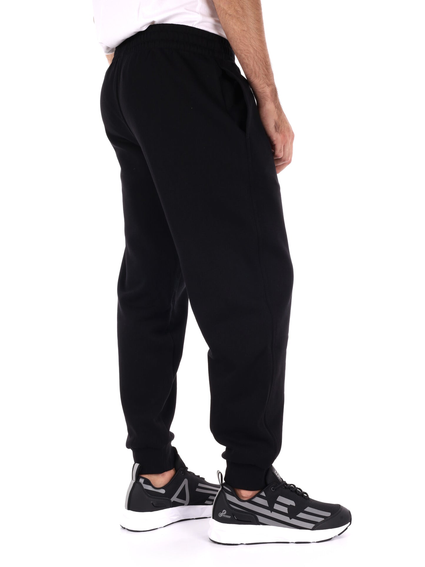PANTALONI TRAIN VISIBILITY EA7 EMPORIO ARMANI DA UOMO NERO