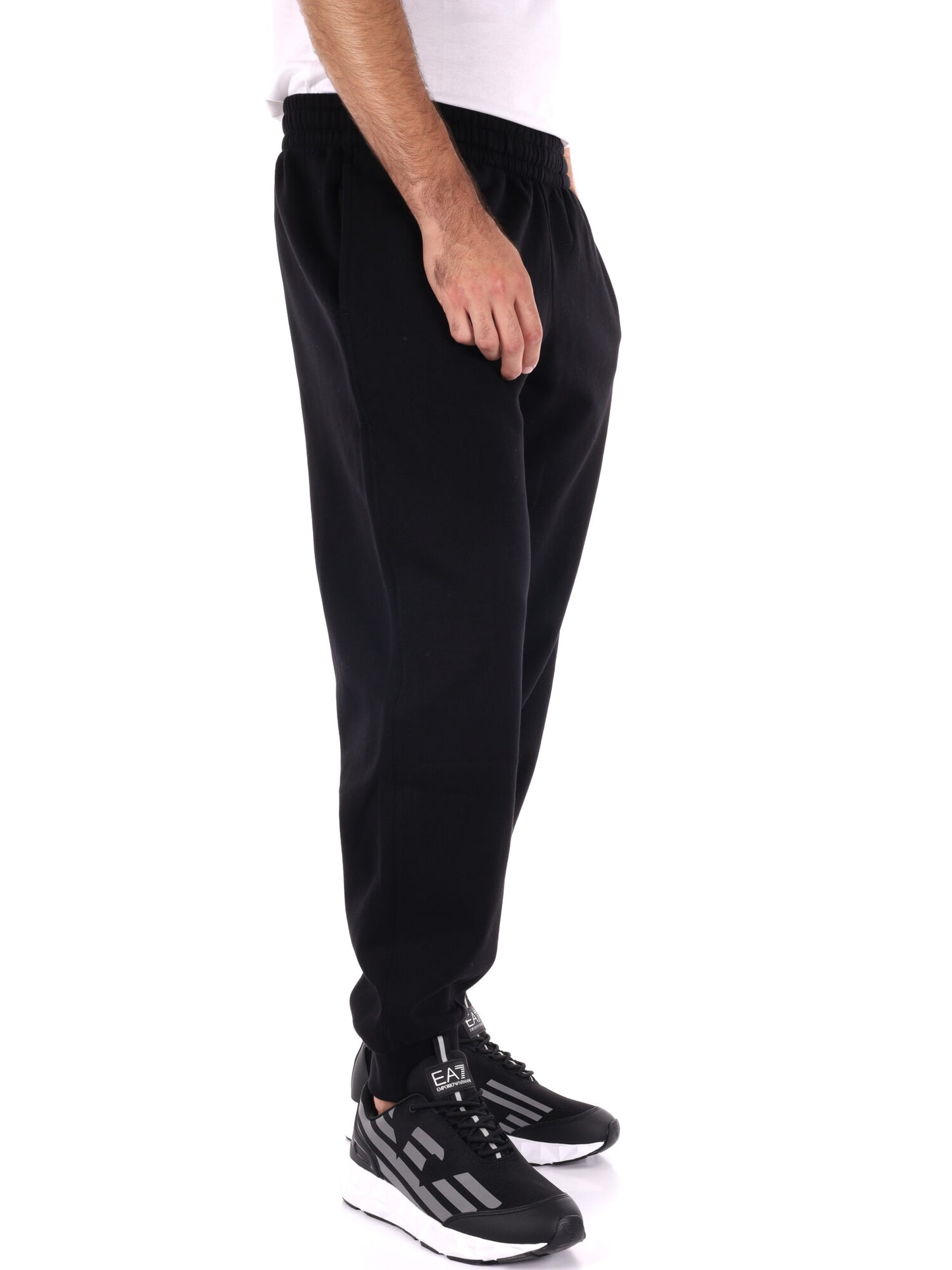 PANTALONI TRAIN VISIBILITY EA7 EMPORIO ARMANI DA UOMO NERO