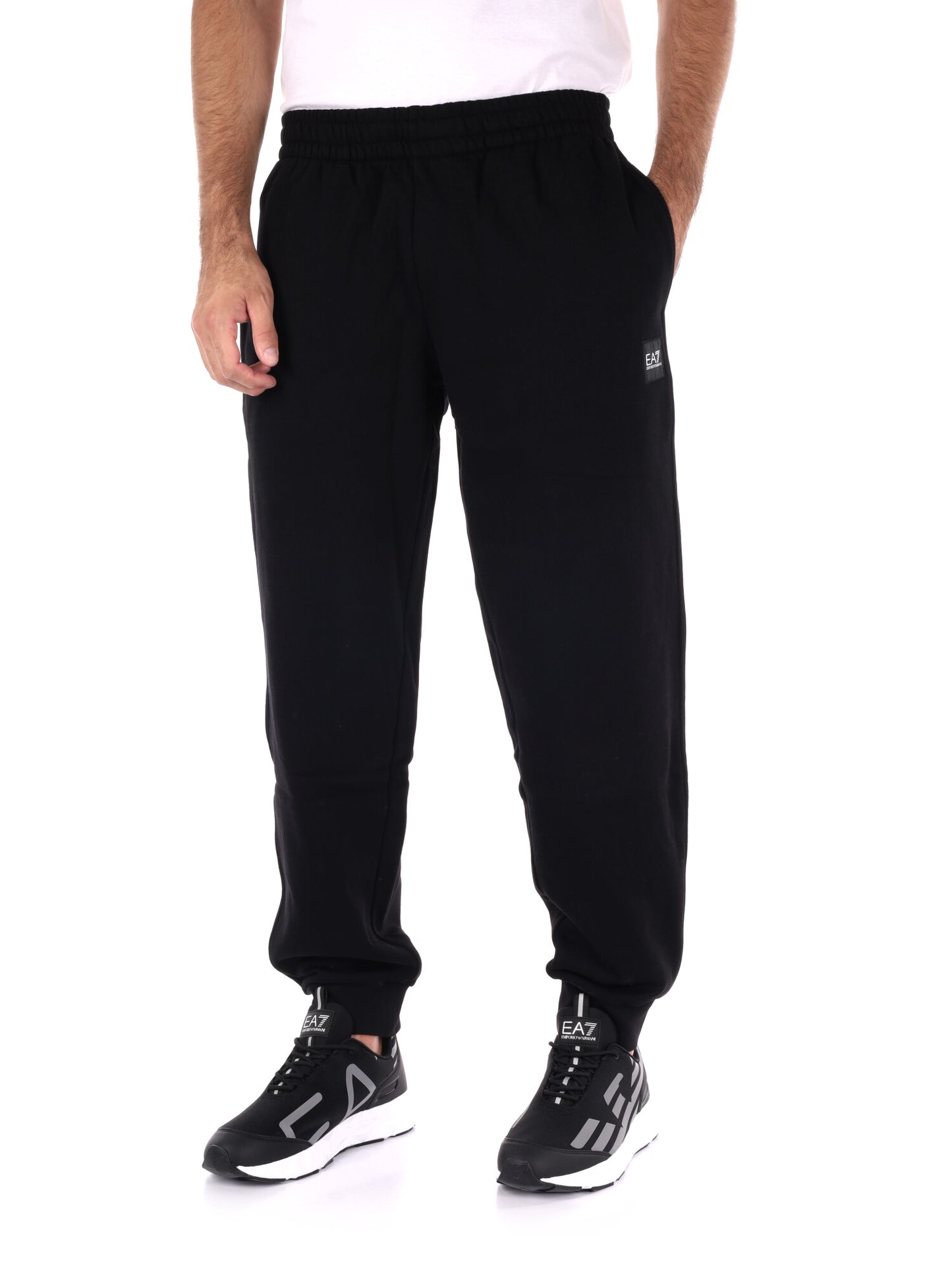 PANTALONE TRAIN VISIBILITY EA7 EMPORIO ARMANI DA UOMO NERO
