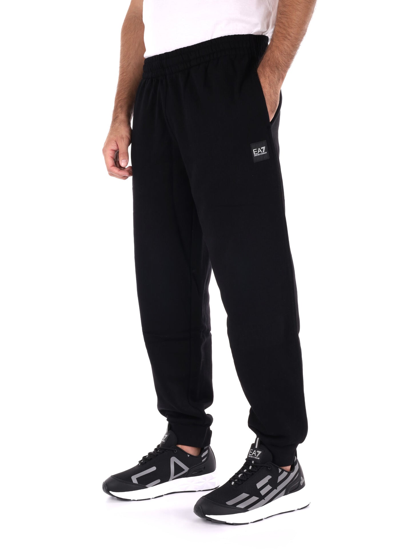PANTALONE TRAIN VISIBILITY EA7 EMPORIO ARMANI DA UOMO NERO