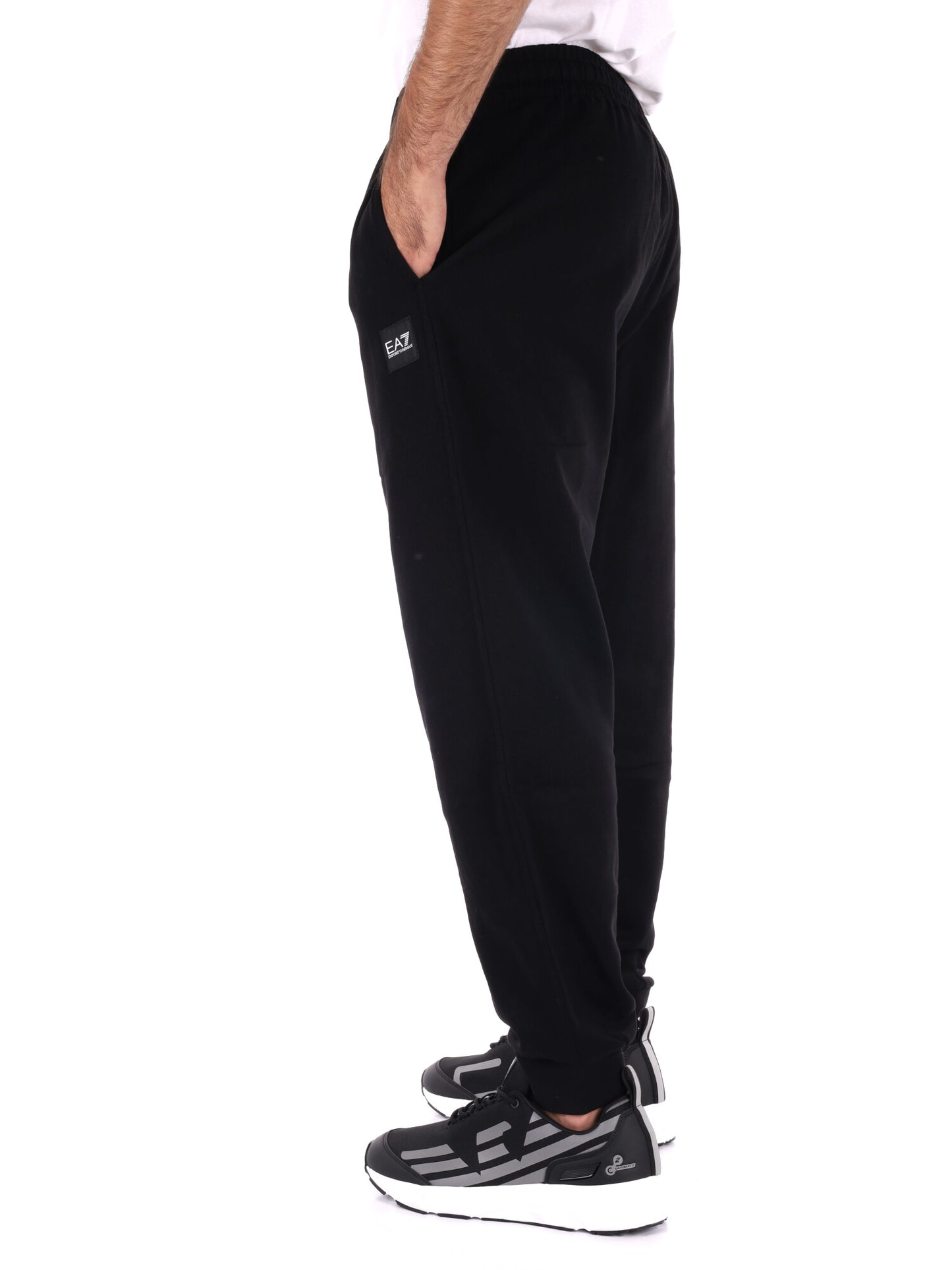 PANTALONE TRAIN VISIBILITY EA7 EMPORIO ARMANI DA UOMO NERO