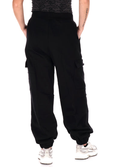 PANTALONE CARGO OVERSIZE EA7 EMPORIO ARMANI DA DONNA NERO