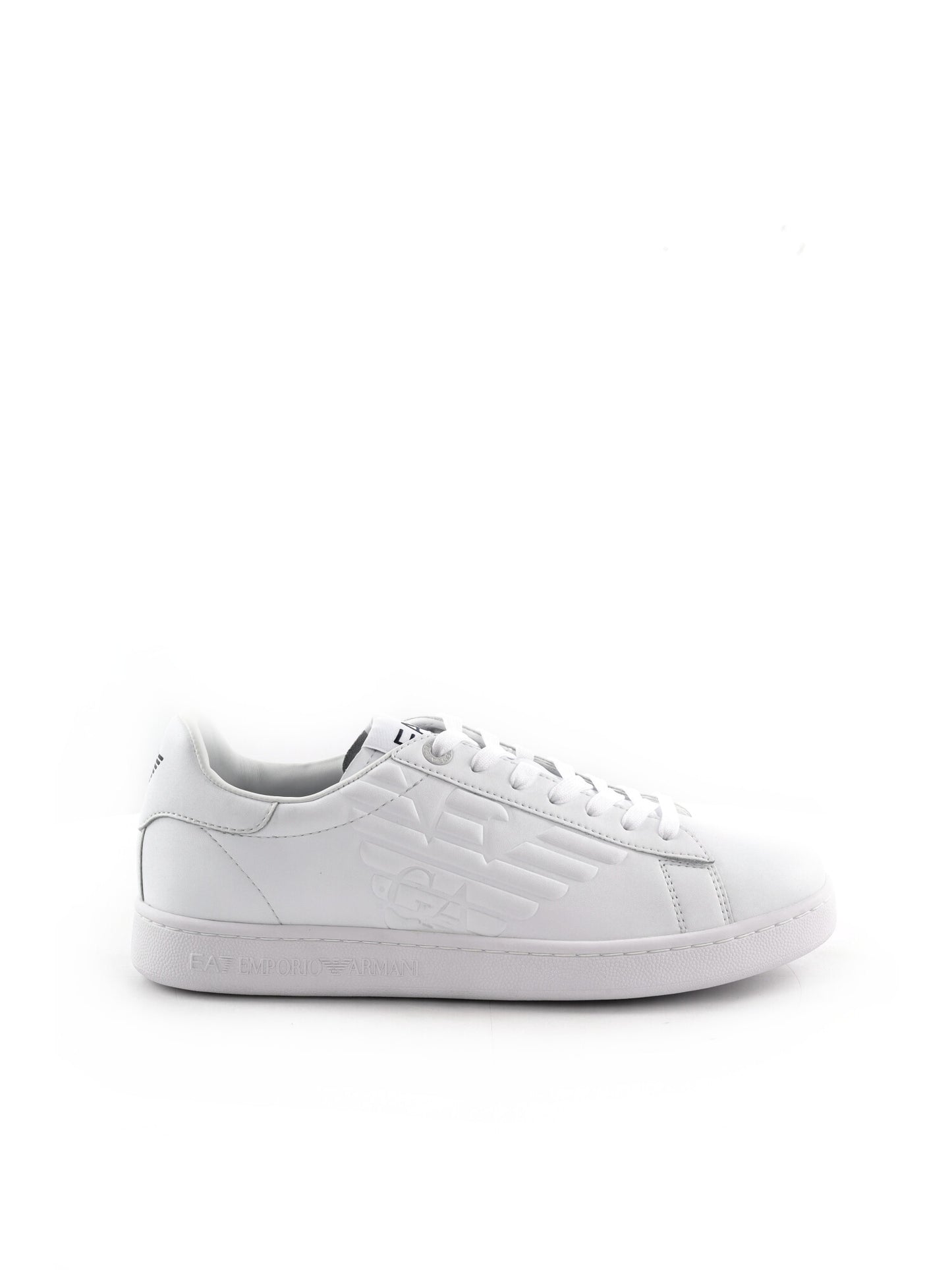 Sneakers EA7 Classic CC da uomo in pelle bianca eleganti e sportive