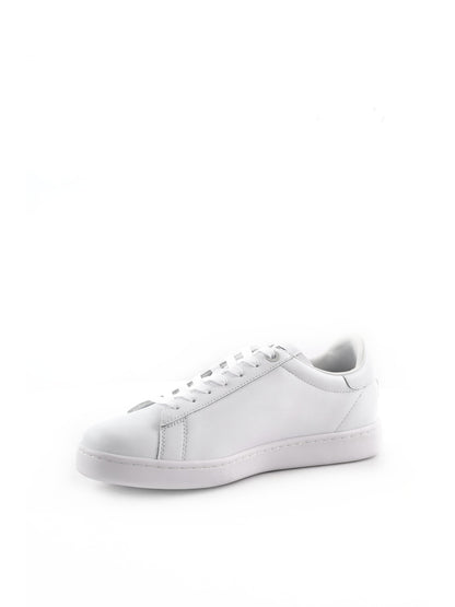 Sneakers EA7 Classic CC da uomo in pelle bianca eleganti e sportive