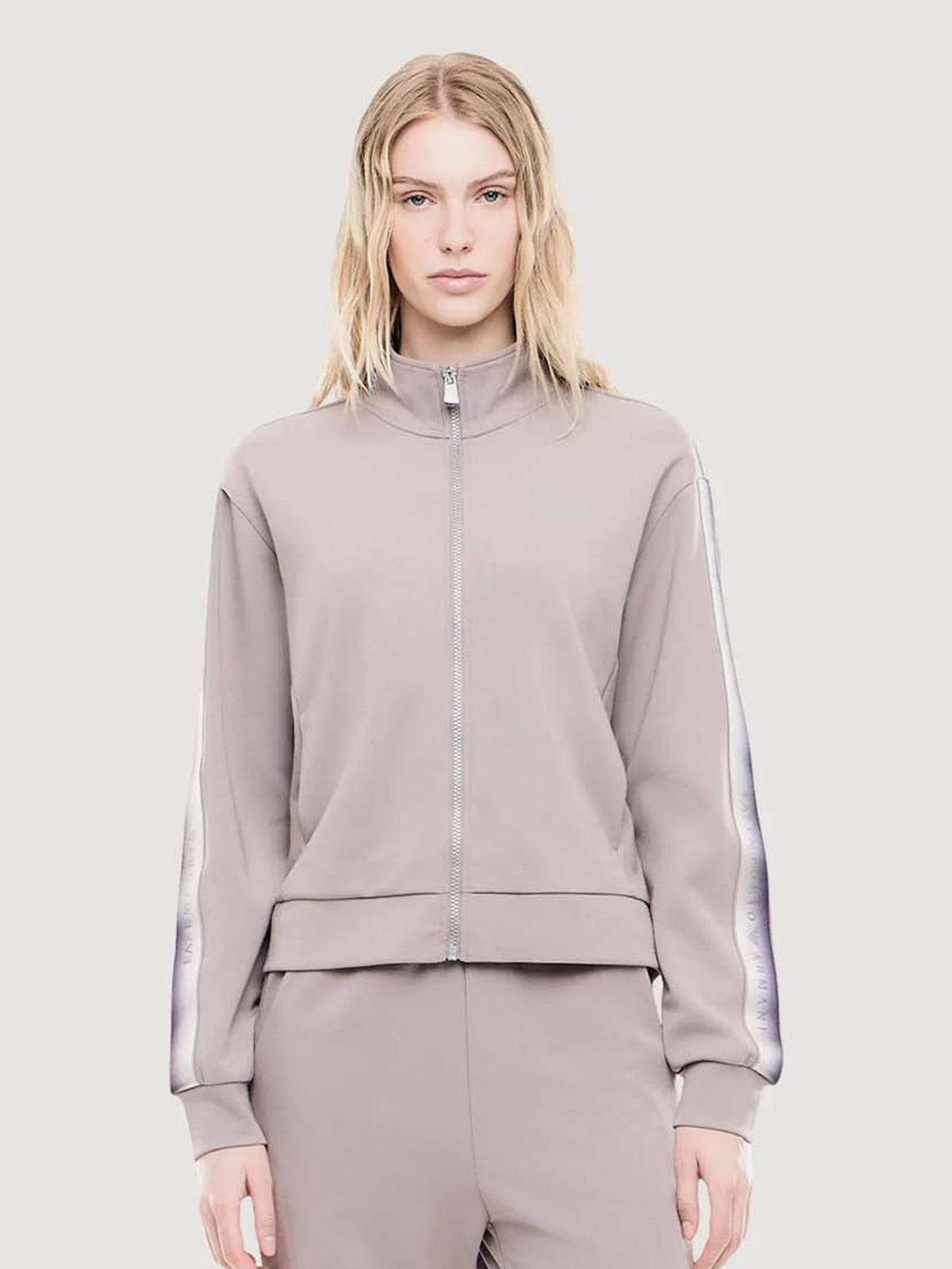 Ea7 Emporio Armani Natural Ventus7, felpa da donna rosa