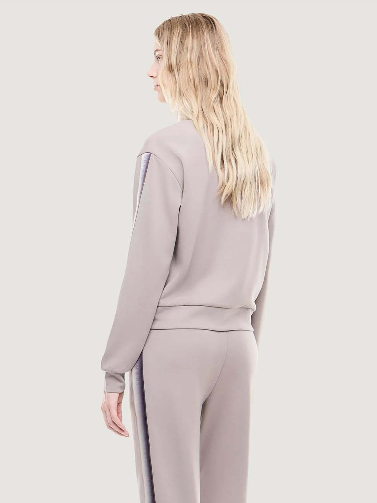 Ea7 Emporio Armani Natural Ventus7, felpa da donna rosa