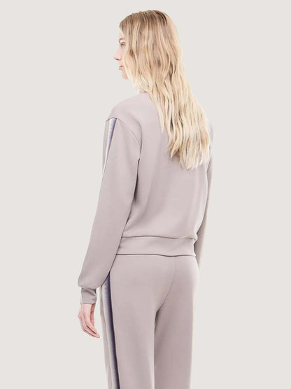 Ea7 Emporio Armani Natural Ventus7, felpa da donna rosa