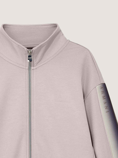 Ea7 Emporio Armani Natural Ventus7, felpa da donna rosa