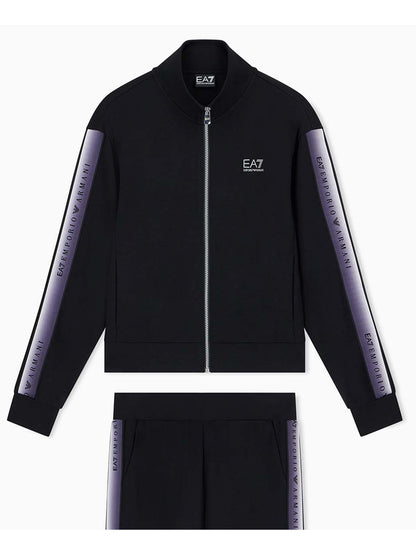 Ea7 Emporio Armani Natural Ventus7, felpa da donna nera