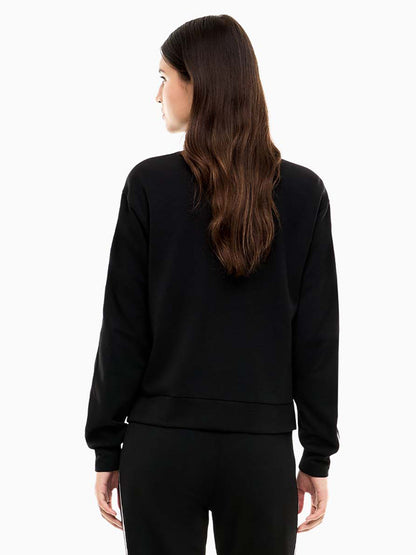 Ea7 Emporio Armani Natural Ventus7, felpa da donna nera