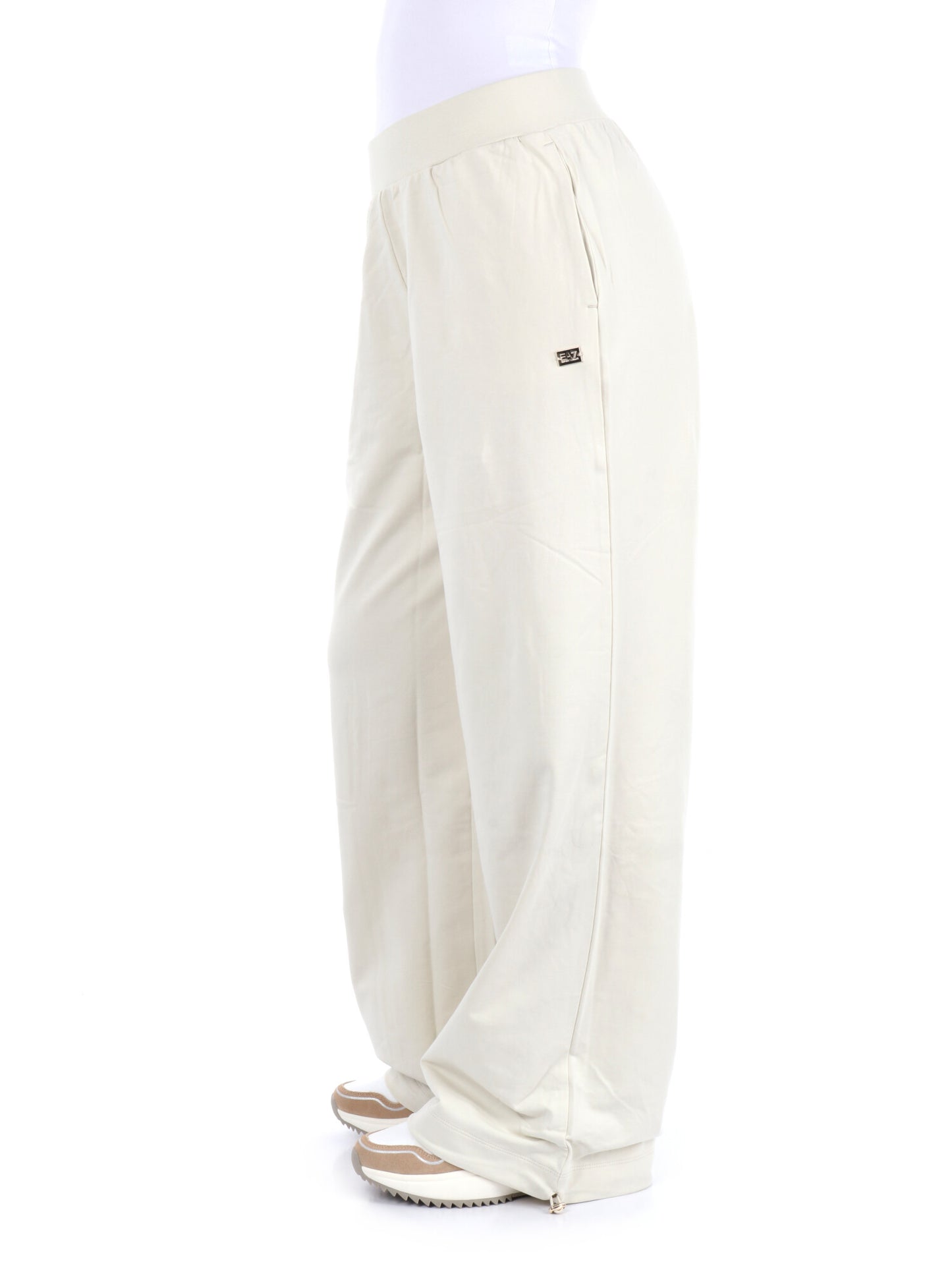 EA7 PANTALONE - PANNA