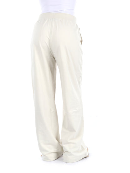 EA7 PANTALONE - PANNA