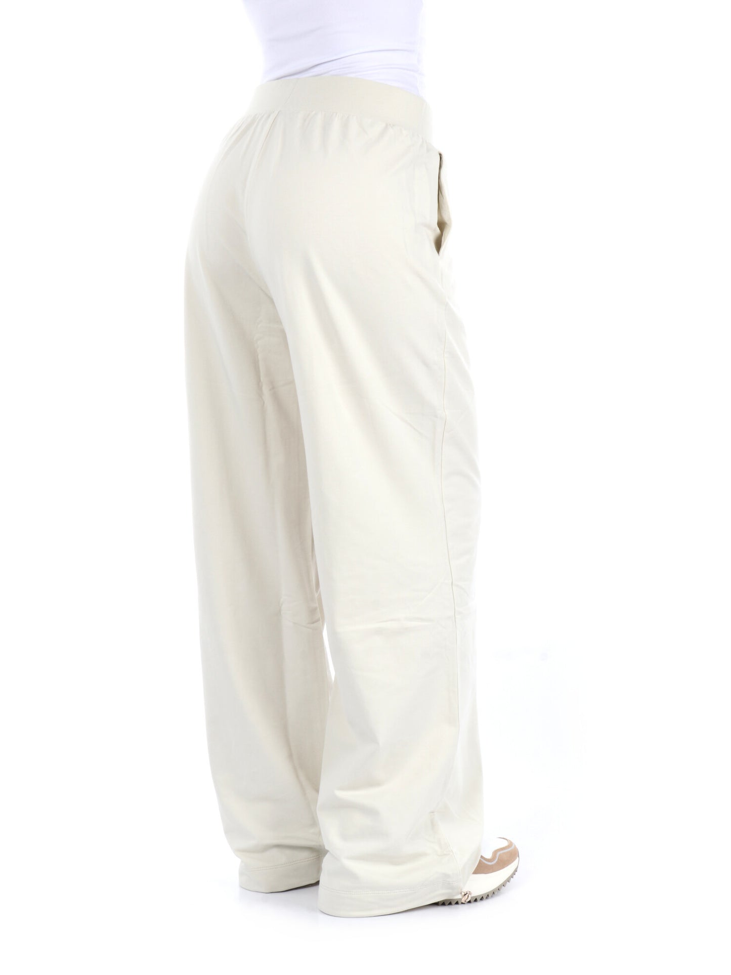 EA7 PANTALONE - PANNA