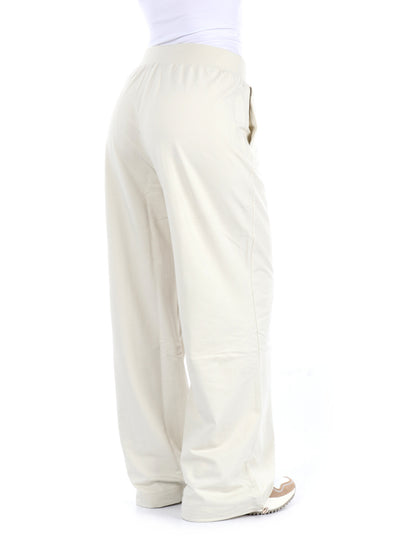 EA7 PANTALONE - PANNA