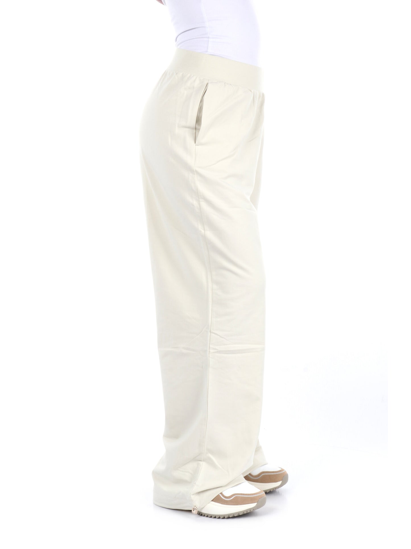 EA7 PANTALONE - PANNA