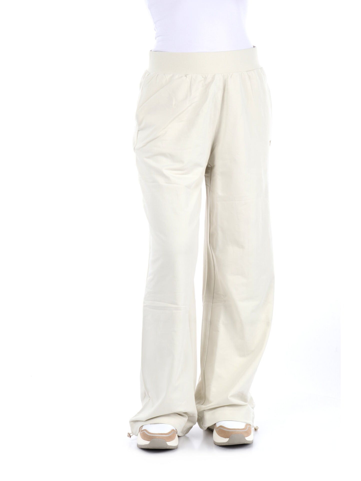 EA7 PANTALONE - PANNA