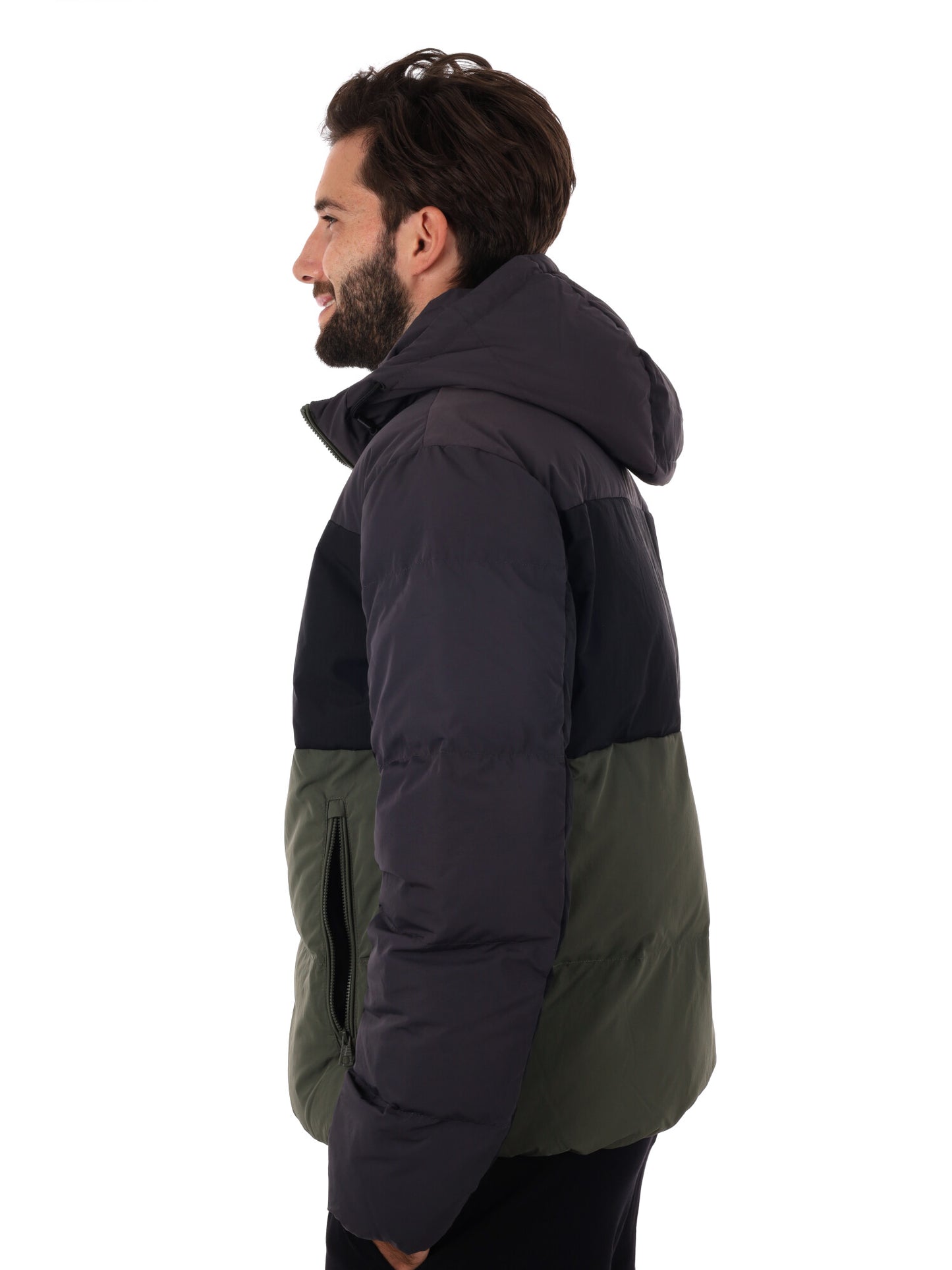 GIUBBINO TRAIN COLOUR BLO EA7 EMPORIO ARMANI DA UOMO NERO VERDE