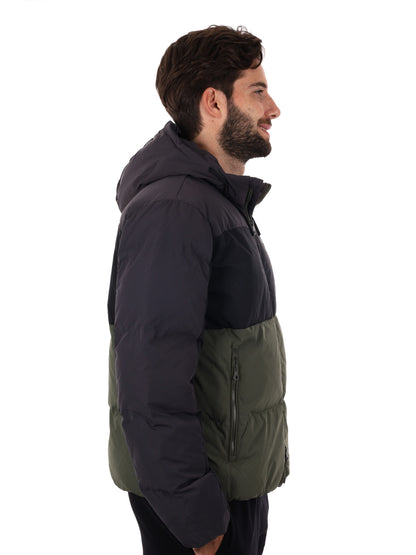 GIUBBINO TRAIN COLOUR BLO EA7 EMPORIO ARMANI DA UOMO NERO VERDE