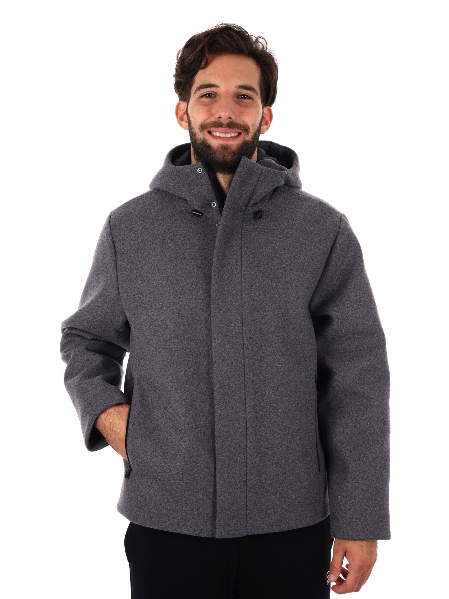 CAPPOTTO MOUNTAIN EA7 EMPORIO  ARMANI DA UOMO GRIGIO