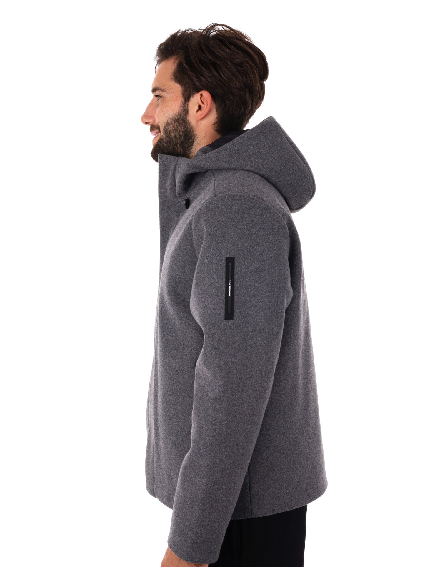 CAPPOTTO MOUNTAIN EA7 EMPORIO  ARMANI DA UOMO GRIGIO