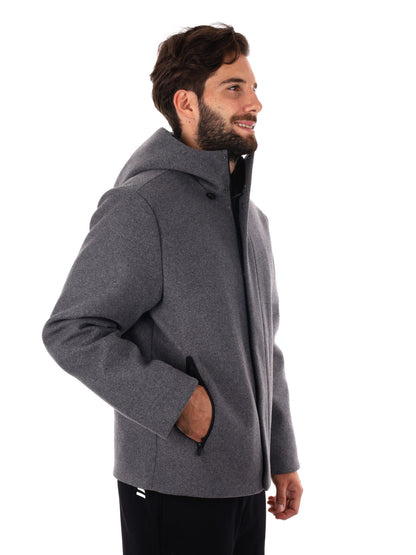 CAPPOTTO MOUNTAIN EA7 EMPORIO  ARMANI DA UOMO GRIGIO