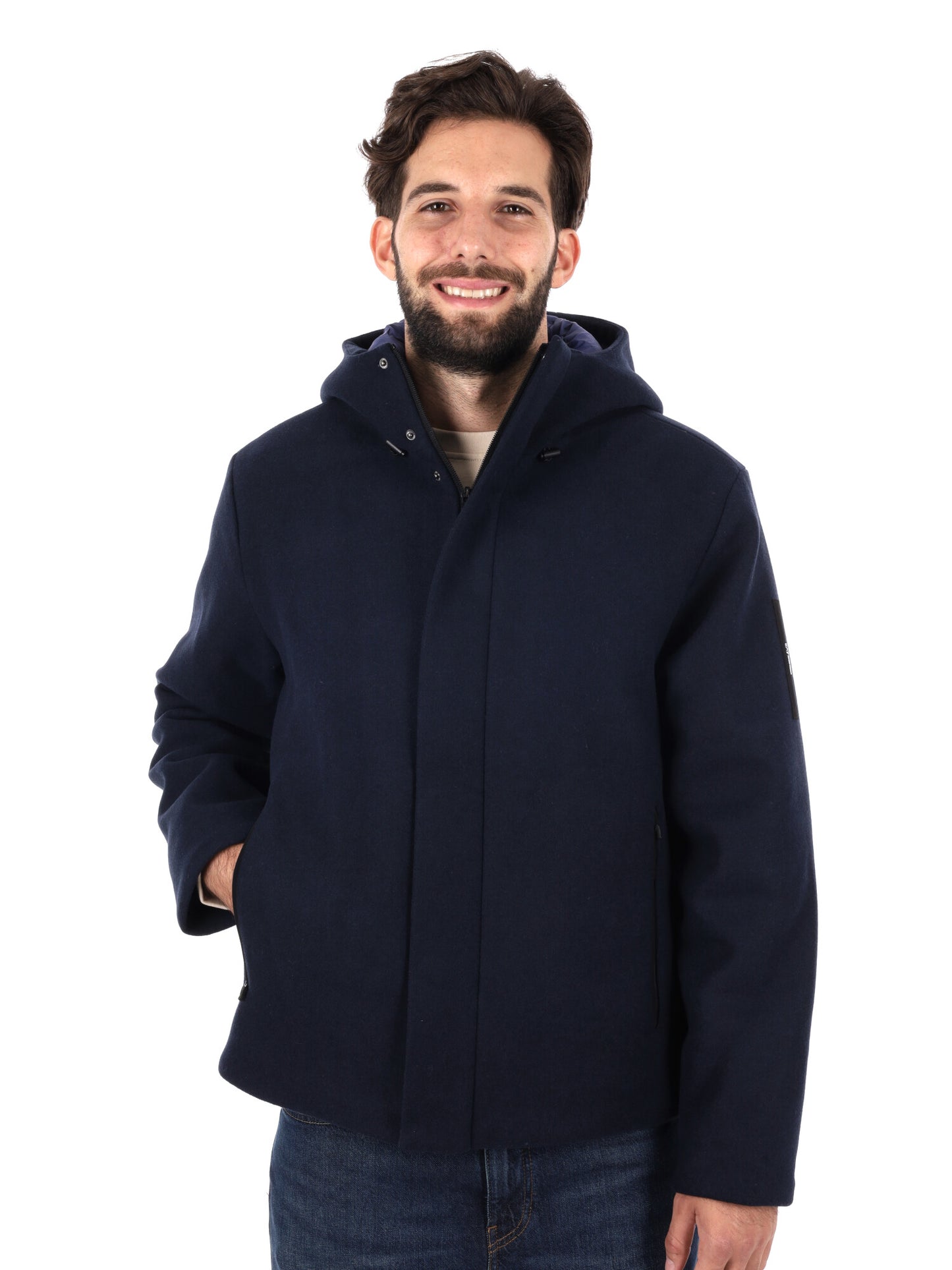 CAPPOTTO MOUNTAIN EA7 EMPORIO ARMANI DA UOMO BLU