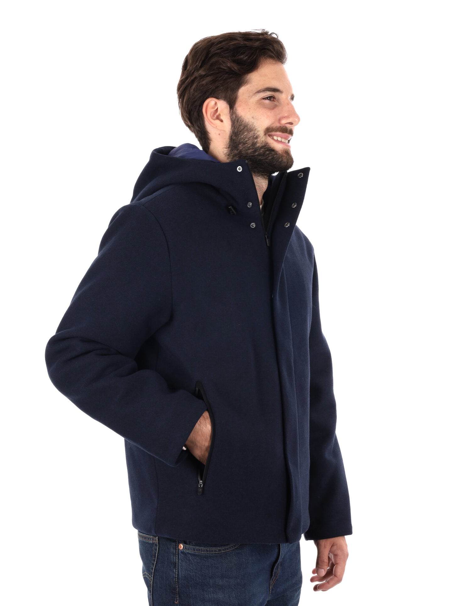 CAPPOTTO MOUNTAIN EA7 EMPORIO ARMANI DA UOMO BLU