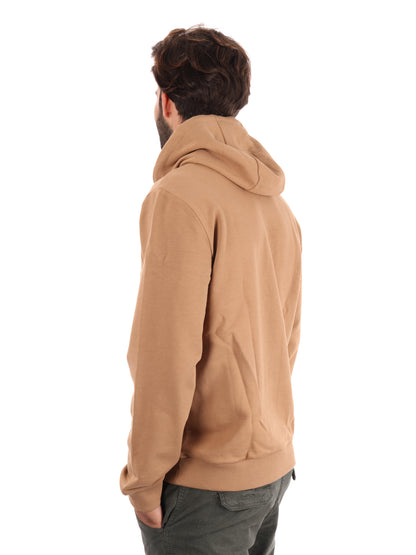 FELPA TRAIN LOGO EMPORIO ARMANI 7 DA UOMO BEIGE