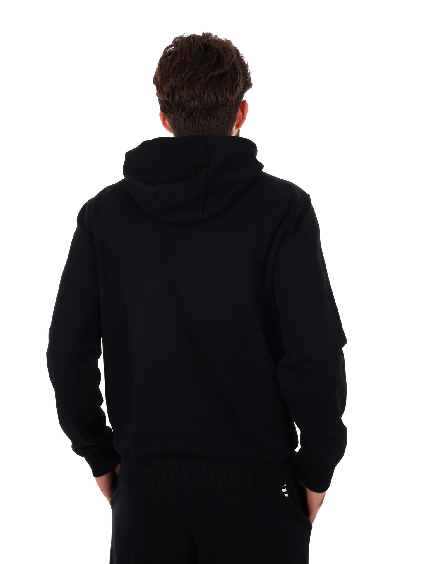 FELPA TRAIN LOGO EMPORIO ARMANI 7 DA UOMO NERO ORO