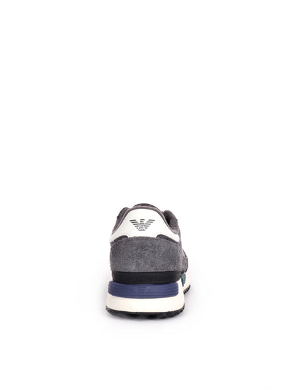 SNEAKERS VINTAGE EA7 EMPORIOA RMANI DA UOMO ASFALTO