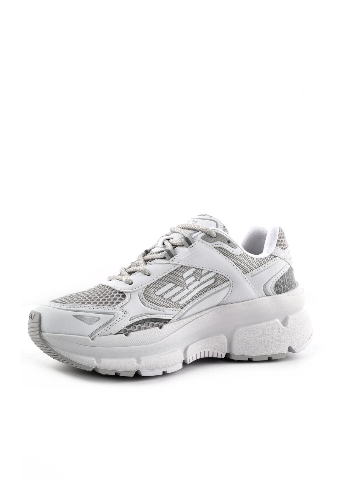 EA7 crave monogram sneakers da donna bianco
