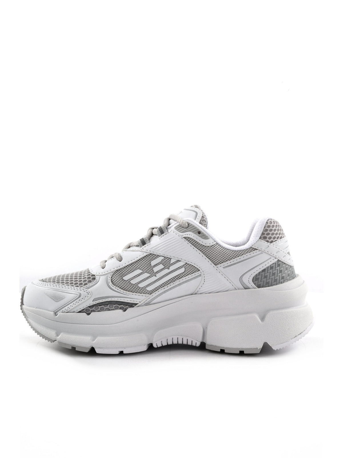 EA7 crave monogram sneakers da donna bianco