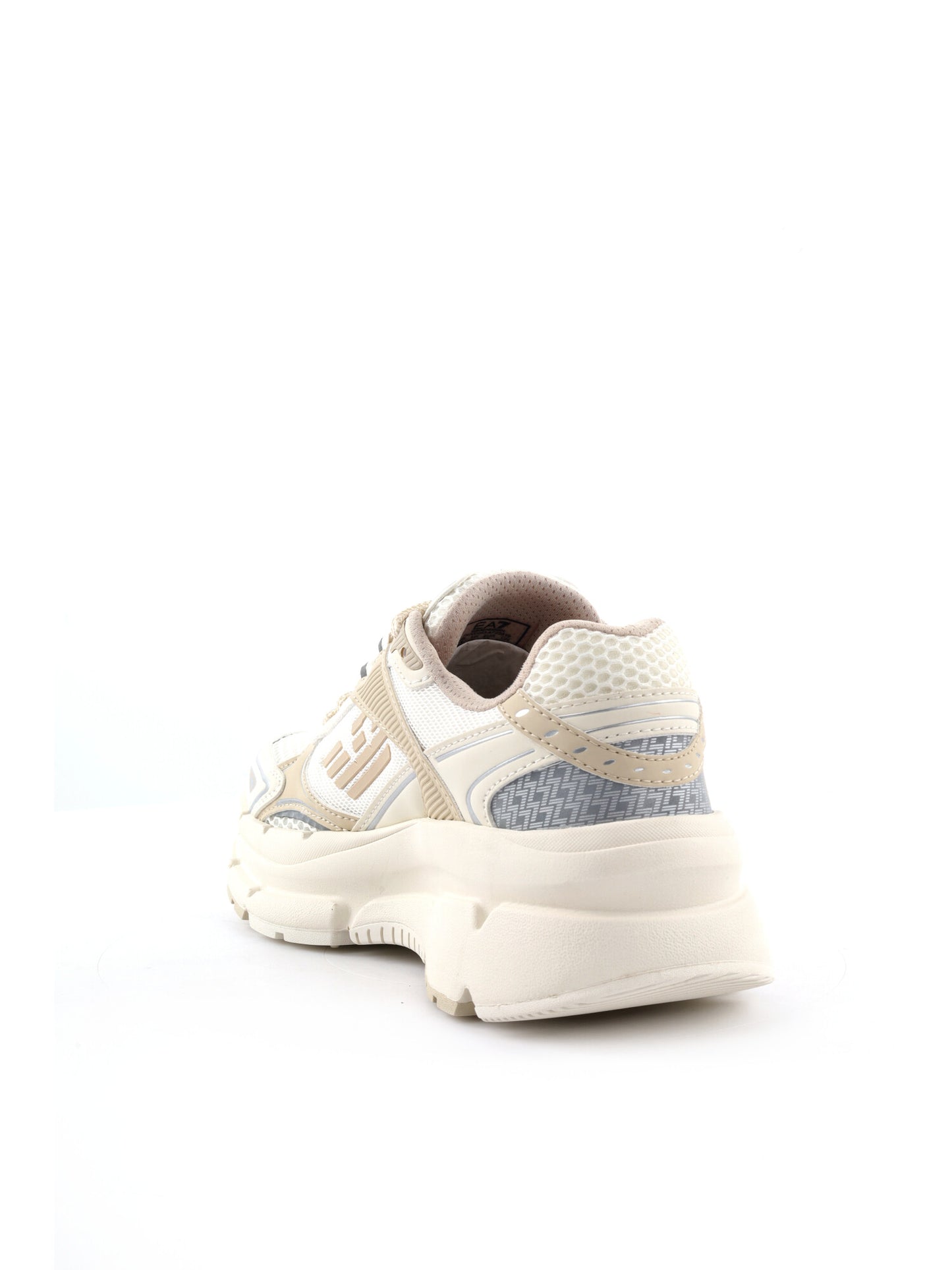 Sneakers Crave da donna beige con logo EA7 elegante e confortevole