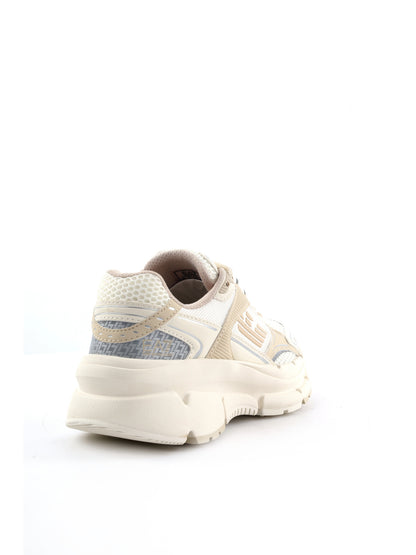 Sneakers Crave da donna beige con logo EA7 elegante e confortevole