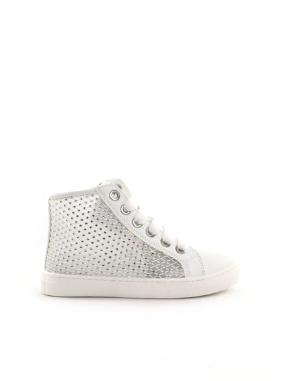 Sneakers Asso bianche per bambino da bambina