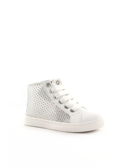 Sneakers Asso bianche per bambino da bambina