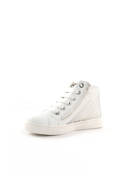 Sneakers Asso bianche per bambino da bambina