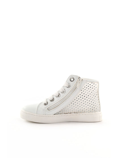 Sneakers Asso bianche per bambino da bambina