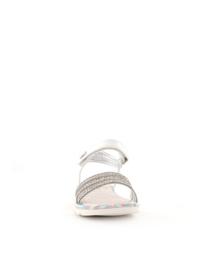 Asso sandalo infradito da bambina bambino bianco
