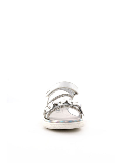 Infradito Asso bianchi per bambino da bambina
