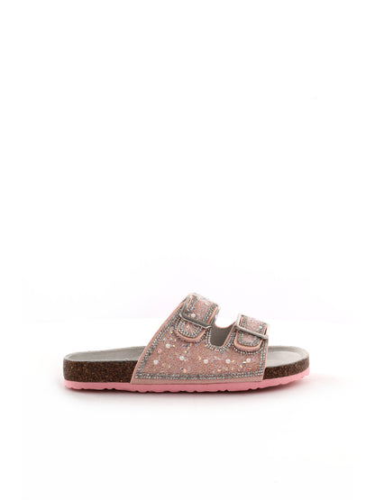 Sandalo infradito rosa da bambina bambino Asso per la stagione estiva