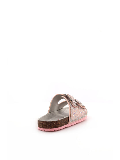 Sandalo infradito rosa da bambina bambino Asso per la stagione estiva