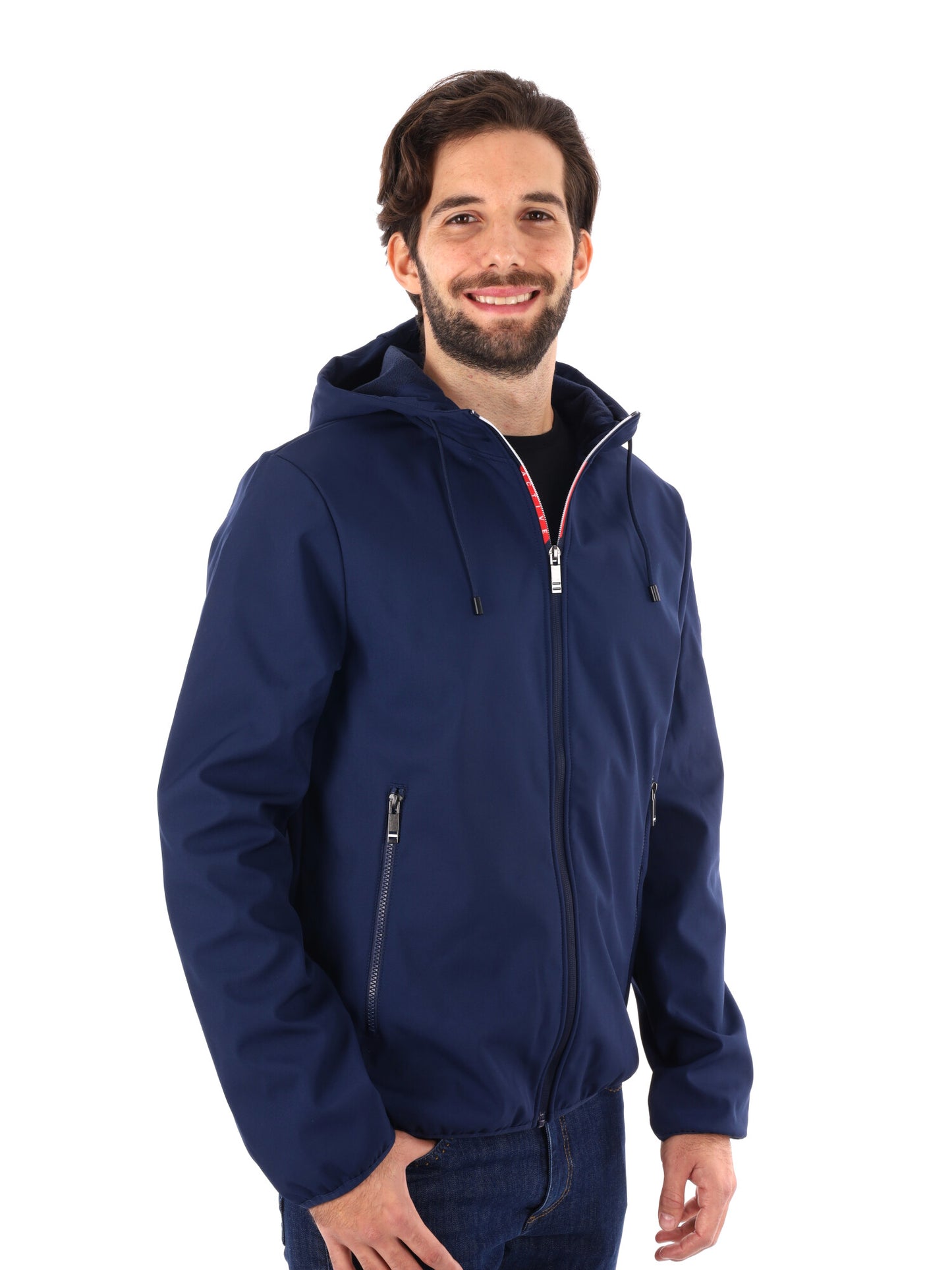GIUBBINO SOFTSHELL ASTROLABIO DA UOMO BLU