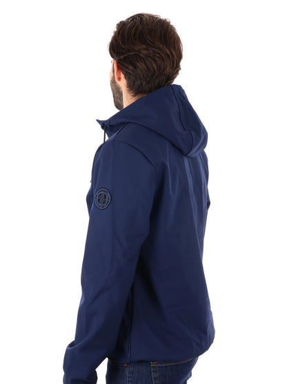GIUBBINO SOFTSHELL ASTROLABIO DA UOMO BLU