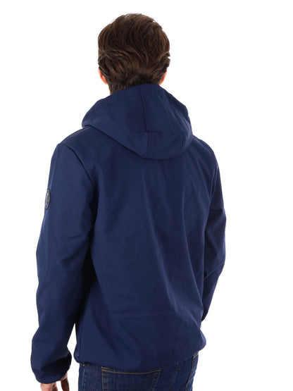 GIUBBINO SOFTSHELL ASTROLABIO DA UOMO BLU