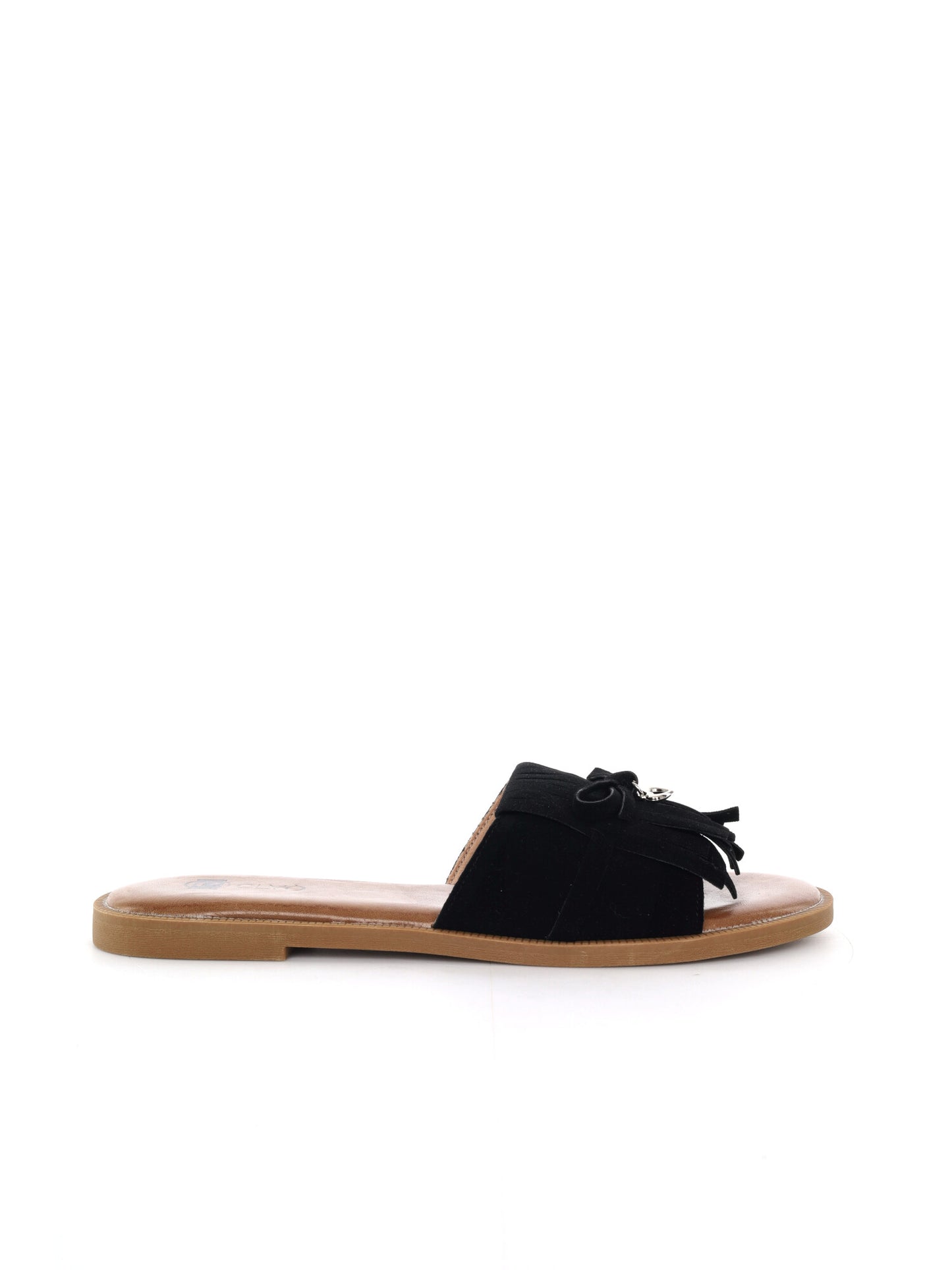Ciabattina donna Clyo' nera casual e comoda per la primavera-estate