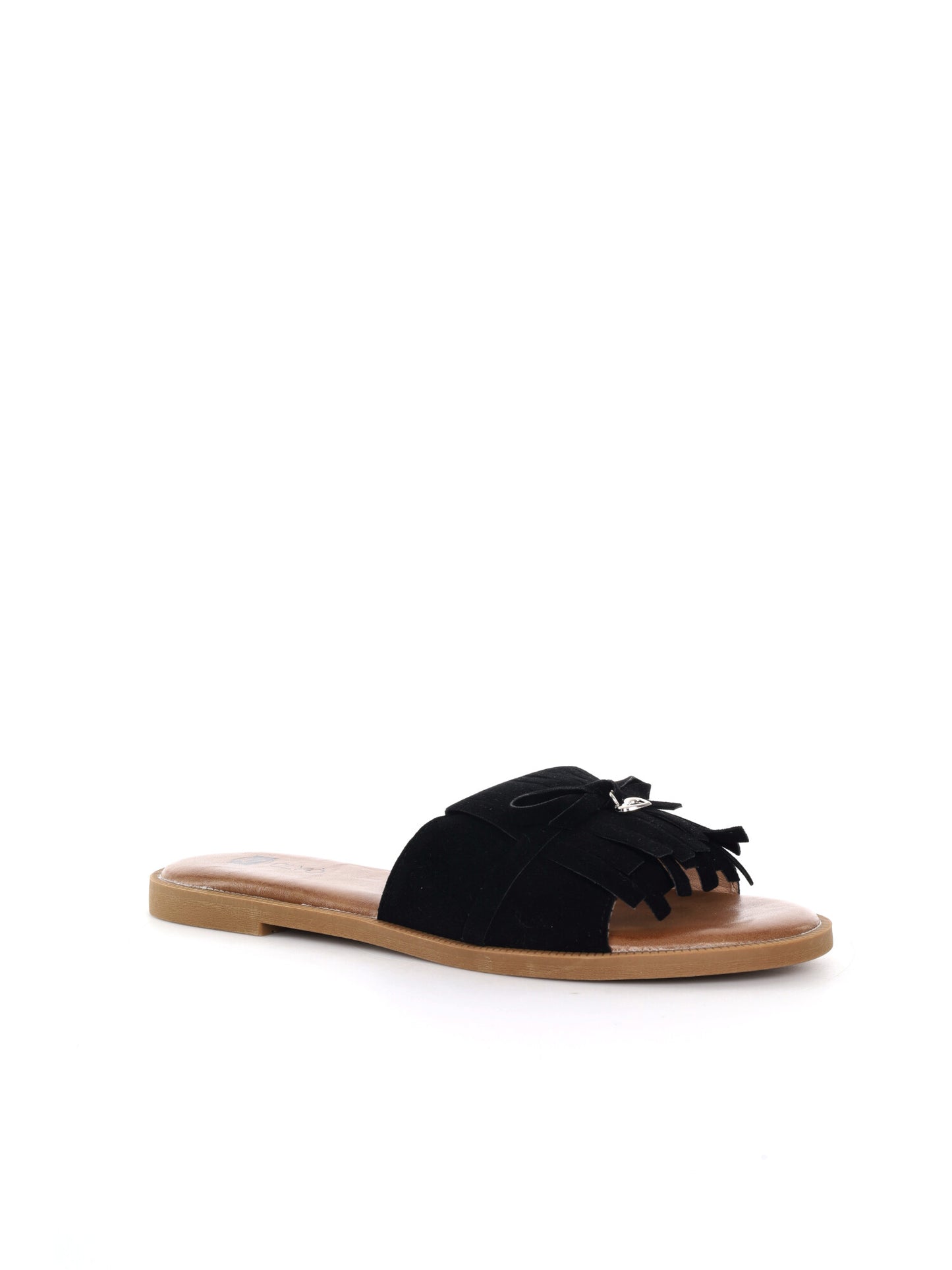 Ciabattina donna Clyo' nera casual e comoda per la primavera-estate
