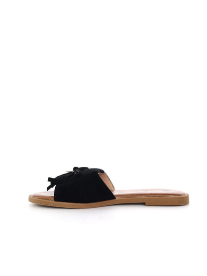 Ciabattina donna Clyo' nera casual e comoda per la primavera-estate