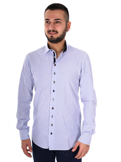 Camicia Allegra 369 FB da uomo multicolore per cerimonia primavera-estate